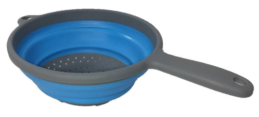 BUDGET COLLAPSIBLE COLANDER WITH HANDLE